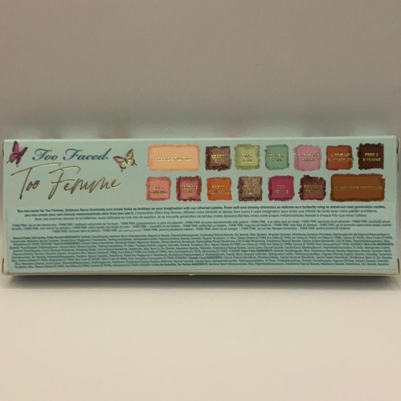 NEWToo Faced Too Femme Ethereal 14 Pan Eyeshadow Palette Pressed Powder Pigment - Picture 3 of 3